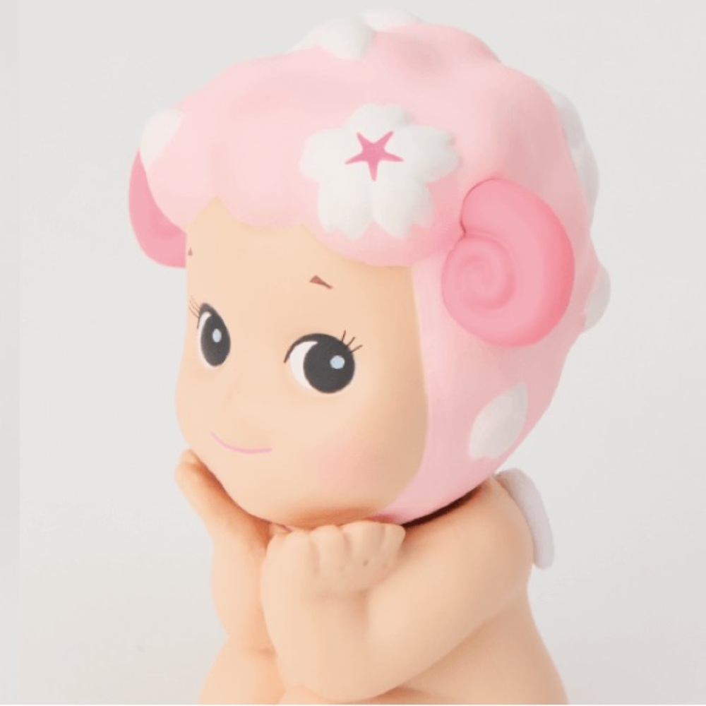 AUTHENTIC SONNY ANGEL CHERRY BLOSSOM HANAMI EDITION SHEEP - Picture 2 of 10